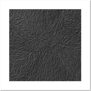 gray abstract art Posters and Art